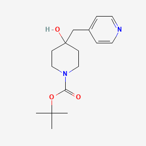 Tert-butyl 4-hydroxy-4-(pyridin-4-ylmethyl)piperidine-1-carboxylate