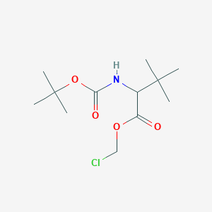 Chloromethyl 2-{[(tert-butoxy)carbonyl]amino}-3,3-dimethylbutanoate