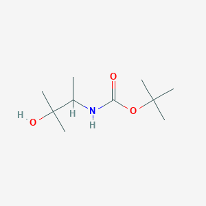 (S)-Tert-butyl 3-hydroxy-3-methylbutan-2-ylcarbamate