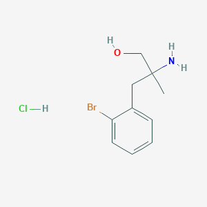 2-Amino-3-(2-bromophenyl)-2-methylpropan-1-olhydrochloride