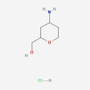 (4-Aminooxan-2-yl)methanol hydrochloride