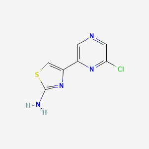 4-(6-Chloropyrazin-2-yl)thiazol-2-amine