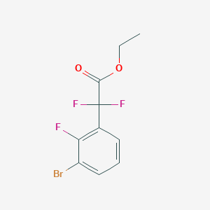 Ethyl 2-(3-bromo-2-fluorophenyl)-2,2-difluoroacetate