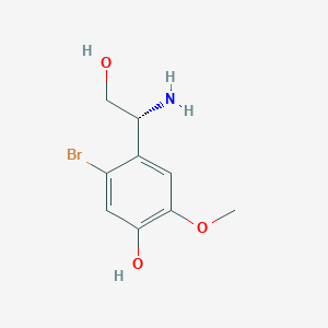 (r)-4-(1-Amino-2-hydroxyethyl)-5-bromo-2-methoxyphenol