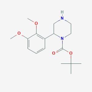 Tert-butyl 2-(2,3-dimethoxyphenyl)piperazine-1-carboxylate