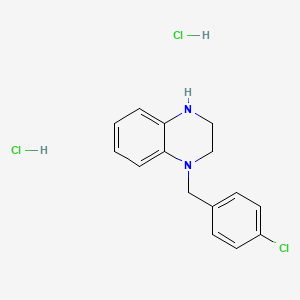 1-(4-Chlorobenzyl)-1,2,3,4-tetrahydroquinoxaline dihydrochloride