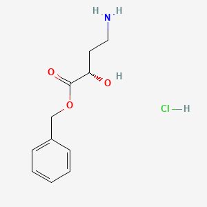 benzyl(2S)-4-amino-2-hydroxybutanoatehydrochloride