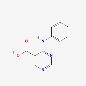 molecular formula C11H9N3O2 B13551811 4-(Phenylamino)pyrimidine-5-carboxylicacid 