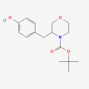 Tert-butyl 3-(4-hydroxybenzyl)morpholine-4-carboxylate