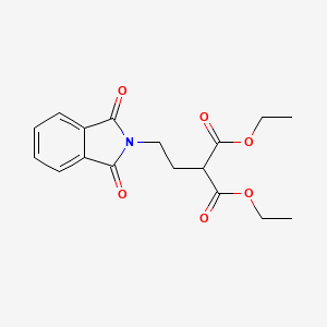 1,3-diethyl2-[2-(1,3-dioxo-2,3-dihydro-1H-isoindol-2-yl)ethyl]propanedioate