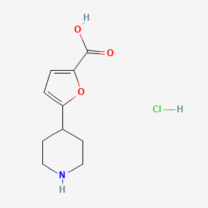 5-(Piperidin-4-yl)furan-2-carboxylicacidhydrochloride