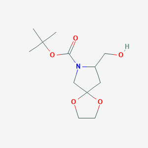 Tert-butyl 8-(hydroxymethyl)-1,4-dioxa-7-azaspiro[4.4]nonane-7-carboxylate