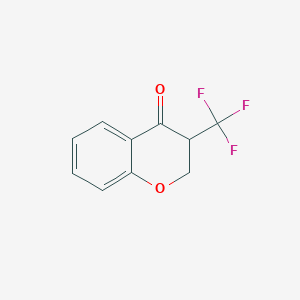 3-(trifluoromethyl)-3,4-dihydro-2H-1-benzopyran-4-one