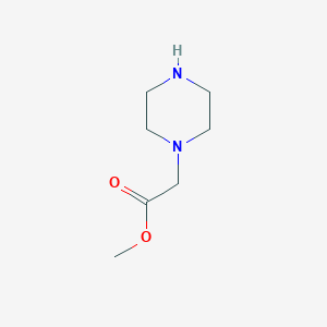 molecular formula C7H14N2O2 B1355193 2-(哌嗪-1-基)乙酸甲酯 CAS No. 82516-17-4