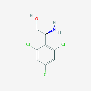 (s)-2-Amino-2-(2,4,6-trichlorophenyl)ethan-1-ol