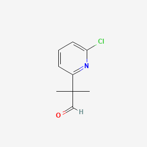 2-(6-Chloropyridin-2-yl)-2-methylpropanal