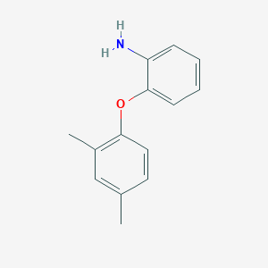 molecular formula C14H15NO B1355215 2-(2,4-二甲基苯氧基)苯胺 CAS No. 60287-72-1