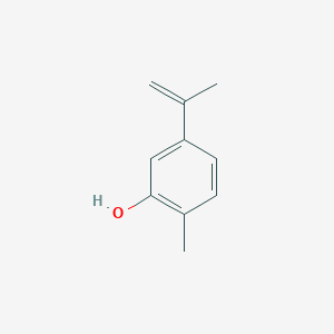 molecular formula C10H12O B13552185 2-Methyl-5-(Prop-1-En-2-Yl)phenol CAS No. 56423-47-3