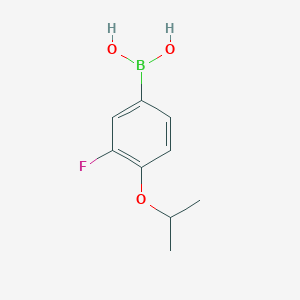 B1355223 3-Fluoro-4-isopropoxyphenylboronic acid CAS No. 480438-54-8
