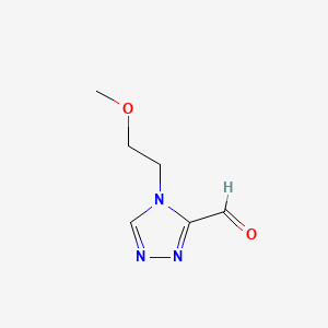 4-(2-methoxyethyl)-4H-1,2,4-triazole-3-carbaldehyde