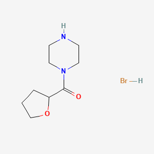molecular formula C9H17BrN2O2 B1355225 1-(2-四氢呋喃基)哌嗪盐酸盐 CAS No. 63590-62-5