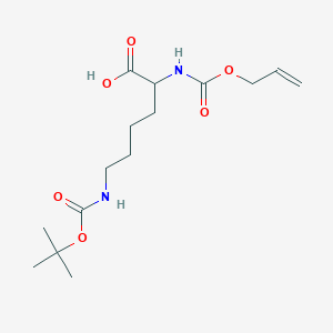 6-{[(Tert-butoxy)carbonyl]amino}-2-{[(prop-2-en-1-yloxy)carbonyl]amino}hexanoic acid