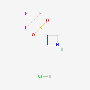 3-Trifluoromethanesulfonylazetidine hydrochloride