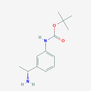 tert-butyl N-{3-[(1R)-1-aminoethyl]phenyl}carbamate