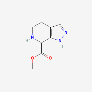 methyl 1H,4H,5H,6H,7H-pyrazolo[3,4-c]pyridine-7-carboxylate