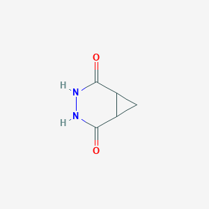 molecular formula C5H6N2O2 B135523 3,4-二氮杂双环[4.1.0]庚烷-2,5-二酮 CAS No. 154186-56-8