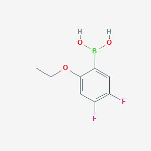 molecular formula C8H9BF2O3 B1355234 (2-乙氧基-4,5-二氟苯基)硼酸 CAS No. 870778-87-3