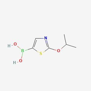 molecular formula C6H10BNO3S B13552354 (2-Isopropoxythiazol-5-yl)boronic acid 