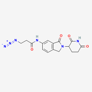 3-azido-N-[2-(2,6-dioxopiperidin-3-yl)-3-oxo-2,3-dihydro-1H-isoindol-5-yl]propanamide