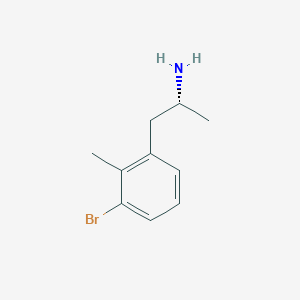 (2R)-1-(3-Bromo-2-methylphenyl)propan-2-amine