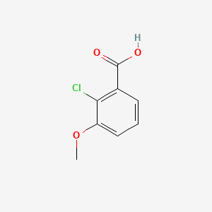 molecular formula C8H7ClO3 B1355236 2-Chloro-3-methoxybenzoic acid CAS No. 33234-36-5