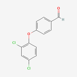 molecular formula C13H8Cl2O2 B1355238 4-(2,4-Dichlorophenoxy)benzaldehyde CAS No. 78725-51-6