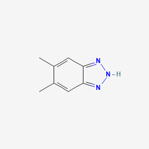 molecular formula C8H11N3O B1355244 5,6-Dimethyl-1H-benzotriazole CAS No. 4184-79-6