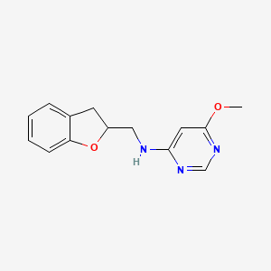 N-[(2,3-dihydro-1-benzofuran-2-yl)methyl]-6-methoxypyrimidin-4-amine