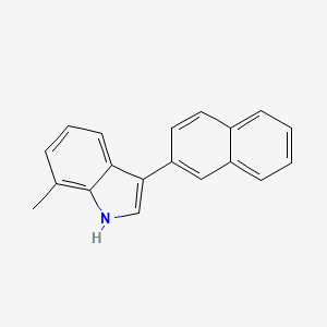 7-methyl-3-(naphthalen-2-yl)-1H-indole