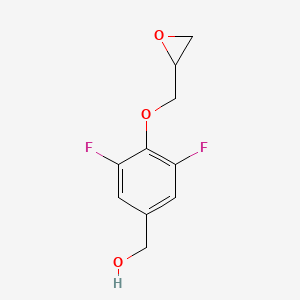 {3,5-Difluoro-4-[(oxiran-2-yl)methoxy]phenyl}methanol