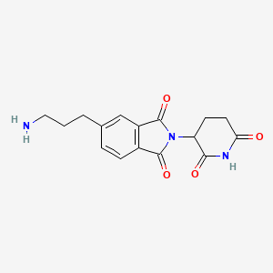 5-(3-Aminopropyl)-2-(2,6-dioxo-3-piperidyl)isoindoline-1,3-dione