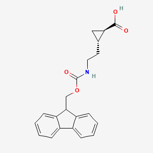 rac-(1R,2S)-2-[2-({[(9H-fluoren-9-yl)methoxy]carbonyl}amino)ethyl]cyclopropane-1-carboxylic acid