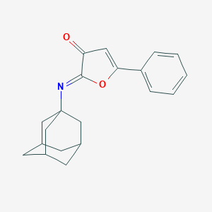 B135527 2-(1-Adamantylimino)-5-phenylfuran-3-one CAS No. 126681-73-0