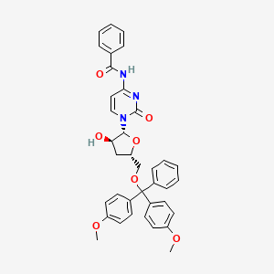 molecular formula C37H35N3O7 B1355274 N4-Benzoyl-3'-deoxy-5'-O-DMT-cytidine CAS No. 86234-45-9