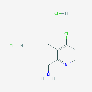 1-(4-Chloro-3-methylpyridin-2-yl)methanaminedihydrochloride