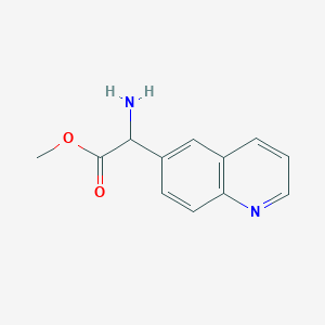 Methyl 2-amino-2-(quinolin-6-yl)acetate