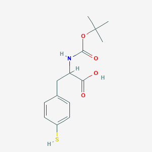 2-((tert-Butoxycarbonyl)amino)-3-(4-mercaptophenyl)propanoic acid