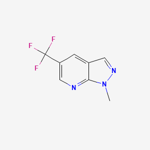 1-methyl-5-(trifluoromethyl)-1H-pyrazolo[3,4-b]pyridine