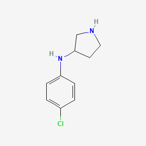 molecular formula C10H13ClN2 B1355295 N-(4-氯苯基)吡咯烷-3-胺 CAS No. 356558-33-3