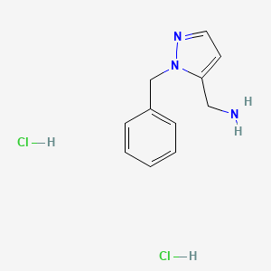 1-(1-benzyl-1H-pyrazol-5-yl)methanaminedihydrochloride